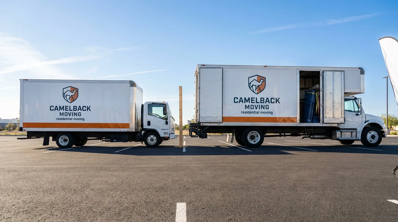 Moving truck size capacity guide in Hansville